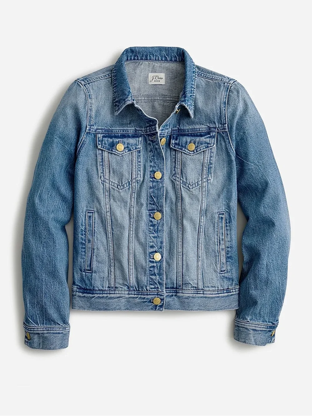 J.crew Classic denim jacket in Brilliant Day wash AI670 M